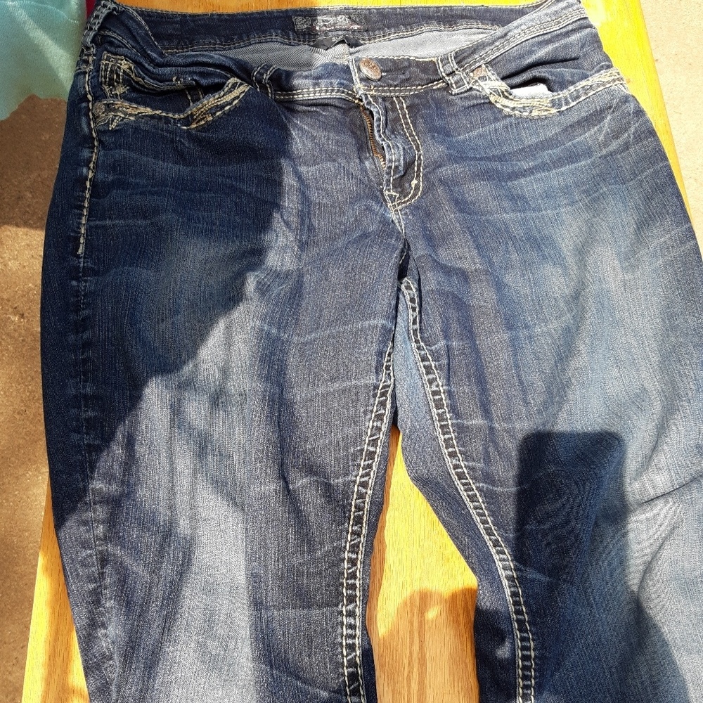 Silver jeans